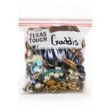 Bagged Assorted Costume Jewelry and Chains