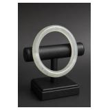 Translucent Circular Stone Ring