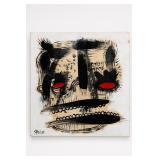 Framed Abstract Face Art Print