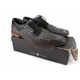 Stacy Adams Black Lace-Up Dress Shoes With Box