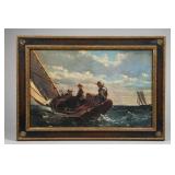 Framed Sailing Scene Art Print