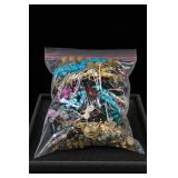 Bagged Assorted Costume Jewelry and Beads