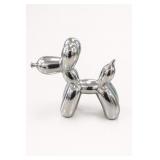 Silver-Tone Balloon Dog Figurine