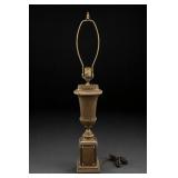 Bronze-Tone Metal Table Lamp