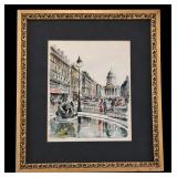 Framed Cityscape Art Print