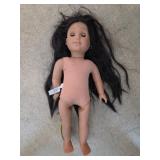 Brown-Haired Vinyl Doll
