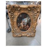 Ornate Gold-Tone Framed Art Print