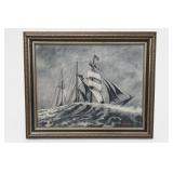 Framed Sailing Ship Art Print