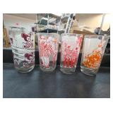 Assorted Character Print Glass Tumblers