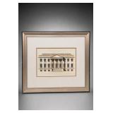 Framed Architectural Building Print