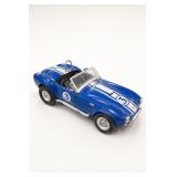 Blue Die-Cast Convertible Toy Car