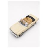 Cream Convertible Die-Cast Model Car