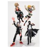 Anime Character Action Figure Group