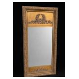 Ornate Gold-Tone Framed Wall Mirror
