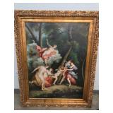 Framed Mythological Scene Art Print