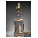 Blue and White Classical Motif Table Lamp