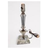 Clear Glass Table Lamp Base