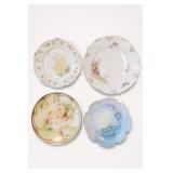 Assorted Decorative Floral Porcelain Plates