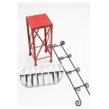 Metal Dollhouse Furniture and Accessories Group