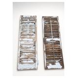 Pair of Weathered Wooden Window Shutters