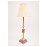 Cream Painted Table Lamp With Shade
