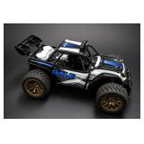 Blue and Black RC Off-Road Truck