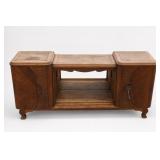 Wooden Sideboard Cabinet With Open Shelf