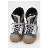 The North Face Gray and White Hiking Boots
