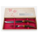 Boxed Carving Knife and Fork Set