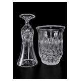 Lot of Two Gorham Clear Crystal Items