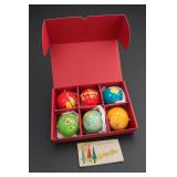 Six Suzy Ultman Christmas Ornaments