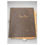 Vintage Scrapbook WWII Era Postcards & Ephemera