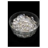 Lot of 31: Clear Faceted Crystals
