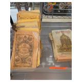 Lot of Antique Farmers Almanacs Mid 1800s up