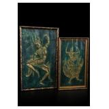 Cambodian Apsara (Celestial Dancer) relief rubbing