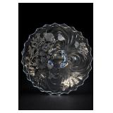 Sterling Silver Overlay 25th Anniversary Platter
