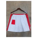 Striped Apron Garment, Size Not Readable