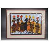 Paul Nzalamba From the Well Framed Art Print