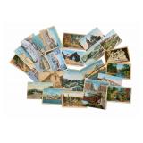23 All-Vintage California Postcards, Some Unused