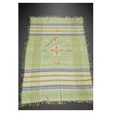 Vintage Southwestern-Style Woven Throw Blanket