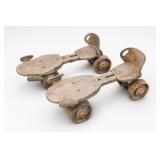 Pair of Vintage Adjustable Clamp-On Roller Skates