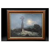 Dalhart Windberg Windmill Landscape Artwork