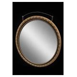Ornate Oval Framed Wall Mirror