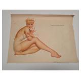 Petty Girl Pin Up Print