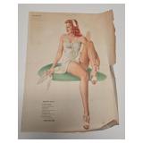 Varga, printed credit The Varga Illustrated Print