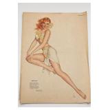 1945 Alberto Vargas Model Life Varga Esquire Print