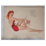 Miss Santa Claus Alberto Vargas Foldout
