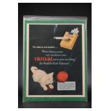1950s Old Gold Cigarettes Advertising Print
