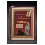 Early 1950s Old Gold Cigarettes Ad Print