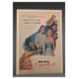Vintage Robt. Burns Cigarillos Advertising Print